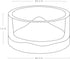 Niteangel Hamster Feeding & Water Bowls- Mount Fuji Series Glass Drinking Bowls for Dwarf Syrian Hamsters Gerbils Mice Rats or Other Similar-Sized Small Pets