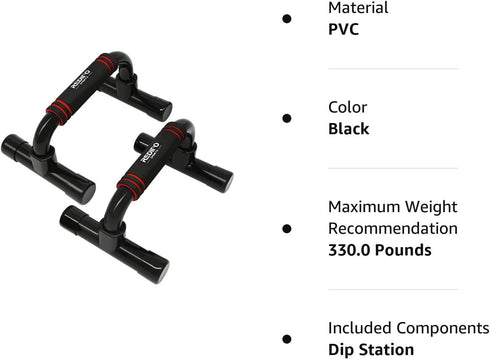 Push Up Bars for Strength Training - Ergonomic Workout Stands for Home Fitness