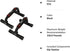 Push Up Bars for Strength Training - Ergonomic Workout Stands for Home Fitness