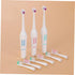 3pc Set Portable Electric Toothbrush for Small Dogs & Cats - Gentle Cleaning