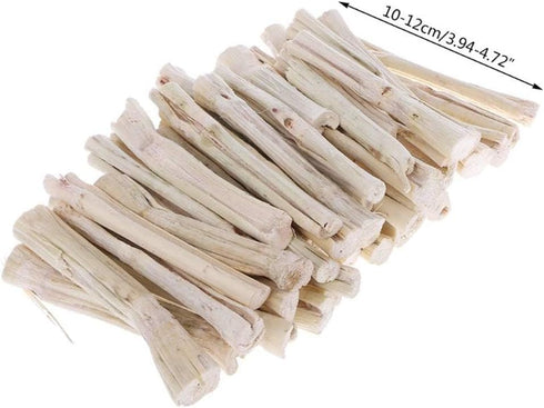 Tfwadmx Small Animal Snacks Sweet Bamboo Molar Treats 200 g, Bunny Chew Toys for Chinchilla Rabbit Guinea Pig