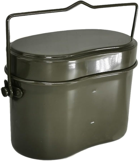 Generic Outdoor Camping Cooking Pot Set Double Layer Food Storage Container Aluminum Saucepan