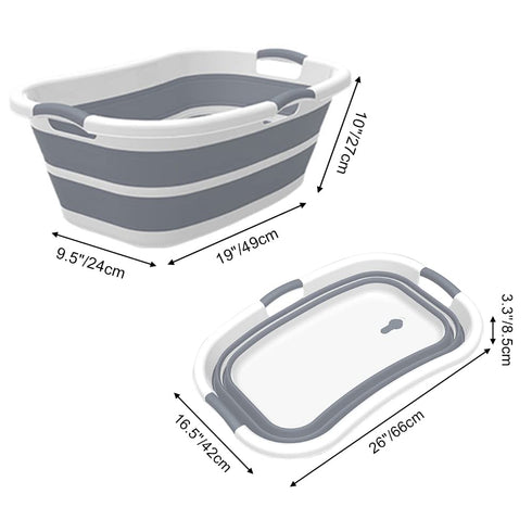 3 ddLUCK Multi-Functional Collapsible Pet Bathtub with Drainage Hole, Handled Dog Bath Tub, Portable Indoor Outdoor