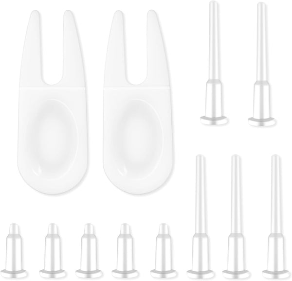 FdcZeyxior Yoga Ball Plug Replacement, 10 Pieces Plastic Exercise Ball Plug Replacement Fitness