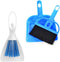 PINVNBY Mini Dustpan and Brush Set, Cage Cleaner for Small Animals, 2 Pack Mini Hand Broom and Dustpan