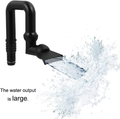 MiOYOOW 360° Rotation U Return Pipe for Aquarium Water Pump, Fish Tank Pump Nozzle