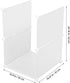 CVUTOVO 3 Plastic Guard for Cat Box: Puppy Pad Splash Guard - Sides Leakproof Dog Urine Splash Barrier for Indoor Potty