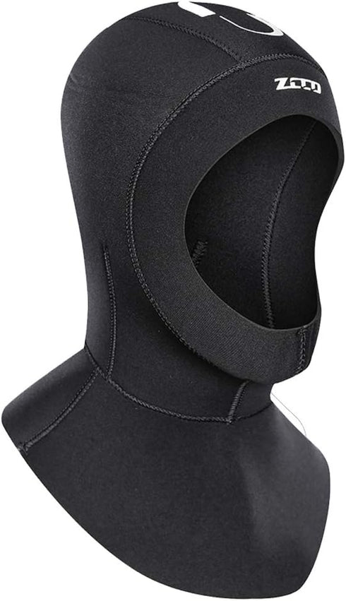 3MM 5MM Swimming Neoprene Wetsuit Hood Scuba Diving Hood for Men Women Youth, Bib Dive Cap Surfing Thermal Hood
