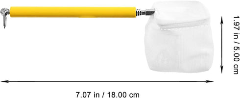 Skimming DOITOOL Retractable Shrimp Net Fish Tank Net with Fine Mesh Telescopic Handle for Catching Shrimp and Fish