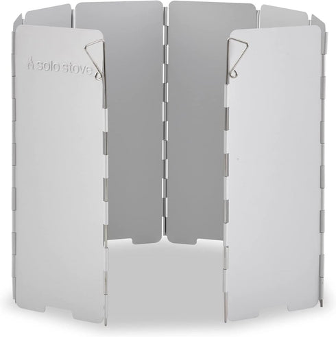 Solo Stove Aluminum Windscreen for Backpacking, Camping, Butane, and Alcohol Stoves