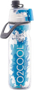 O2COOL ArcticSqueeze Insulated Squeeze Bottle, 20 oz., Blue/Blue Splash