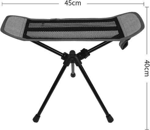 harayaa Portable Folding Chair Ottoman Outdoor Recliner Lazy Footrest Leg Rest Camping Chair Footstool for Hiking