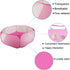 Large Hamster Playpen with Mat, Foldable Exercise Cage for Guinea Pigs, Gerbils, Chinchillas, Rats