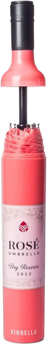 VINRELLA Compact Wine Bottle Umbrella - Travel-Friendly & UV Resistant