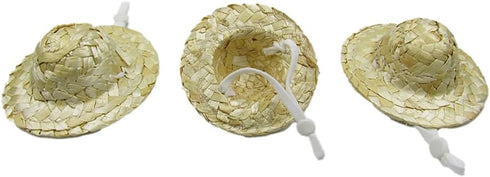 3Pcs Chicken Hats for Hen, Mini Hamster Pet Chicken Top Hat with Adjustable Chin Strap, Funny Costumes for Birds
