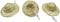 3Pcs Chicken Hats for Hen, Mini Hamster Pet Chicken Top Hat with Adjustable Chin Strap, Funny Costumes for Birds
