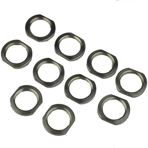 GOTICAL 5/8-24 Black Steel Jam Nut, 308, 7.62, 300, 5 Pcs