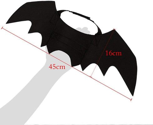 Pet Cat Bat Wings Halloween Costume, Bat Wings for Cats and Dogs, Puppy Kitten Cosplay Dress Up Accessories