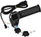 Waterproof Electric Bike Grip, 1 Pair Throttle Handlebar Grip with LED Display for Electric Cars, Bikes, Scooters
