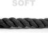 2 FT Short Dog Leash, Soft Strong Braided Leash with Leather Tailor Connection Pet Rope Leash for Small Medium Large Dogs (24 Inch x 1/2'')