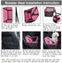 Pet Car Seat, Sturdy Reinforced Structure with Shortened Leash, Waterproof Thick Soft Fleece Pad for Small Pets