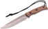 Fixed Blade Bushcrft Knife with Sheath 8CR Full Tang Camping Hunting Knife with Non-Slip Wooden Handle for Bushcraft, Survival, Hiking, Outdoor, Gift by MOTEECRAG