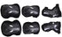 Adults Teens Unisex Adjustable Knee Elbow Wrist Braces Protective Pads Set for Skateboard Cycling Roller Skating and Other Outdoor Sports Safety Protective Gear Pads Guards Set