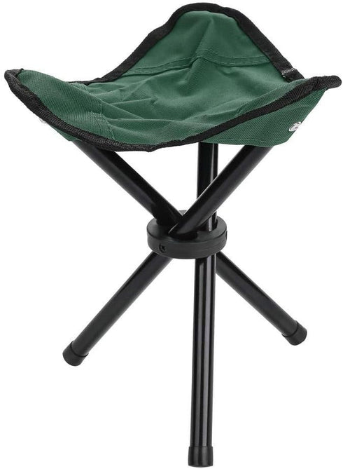 VGEBY Folding Tripod Chair, Portable Lightweight Folding Tripod Chair, Fishing Camping Stool