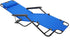 Kcelarec Folding Beach Lounge Chair, Patio Outdoor Furniture Camping Pool Side Beach Lawn Lounger Chair with Adjustable
