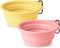 Dog Bowl Travel Collapsible Bowls, 2 Pack, Portable Foldable Water Dish for Cats and Dogs