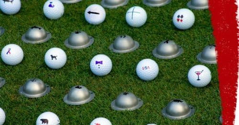 Tin Cup Golf Ball Alignment Tool, Custom Marker