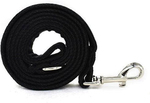 Dog Collar and Leash Set, Soft & Comfy Velvet Collar and Leash with Heavy Duty Metal Buckle, Adjustable for Small