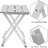 135 120kg Drfeify Portable Stainless Steel Folding Camping Chair, Heavy Duty Angle Adjustable Chair for Hiking Fishing