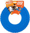 Nerf Dog Tire Flyer Outdoor Dog Toy - 10 Inch Flying Disc for Medium and Large Dogs, Blue