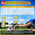 Vizari Racer Soccer Ball, Premium Synthetic Youth Training Gear for Indoor & Outdoor Play, Great Gift