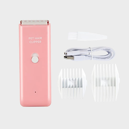 Dog Cat Home Hair Clipper, Portable Electric USB Rechargeable Grooming Tools, Low Noise Shaver for Small & Large Pets