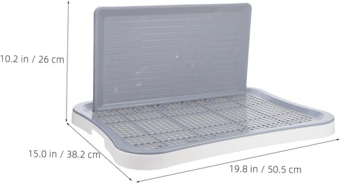 Portable Dog Potty Training Pad - Wall-Mounted Pet Loo