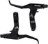 FOMTOR Universal Aluminum Alloy Bike Brake Levers - 2.5 Finger and 4 Fingers Length for Mountain Bike