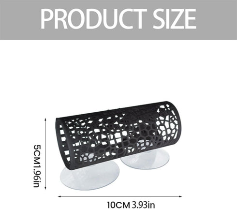 Quaziret 1Pc 4 Inch, Betta Tunnel, Betta Fish Toys with Suction Cups, Betta Hideout Tube for Small Fish, Shrimp