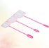 POPETPOP 3pcs Aquarium Fish Net, Fishing Nets for Fish Tank Lakes Ponds Saltwater (Pink 4/5/6 Inch)