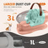 Generic <65dB, All in One Pet Grooming Kit with Vacuum, Low Noise Hair Collection and Suction, for Dogs and Cats (Light
