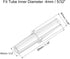 uxcell Aquarium Air Valve Connector Plastic Inline Tubing Straight Valves for 4mm Fish Tank Pond Air Line 30pcs