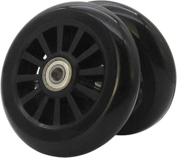 Z-FIRST 100mm Scooter Wheels, Replacement Pair, Plastic Core for Razor Fuzion Scooters (2)