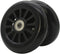 Z-FIRST 100mm Scooter Wheels, Replacement Pair, Plastic Core for Razor Fuzion Scooters (2)