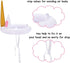 Joliyoou Unicorn Party Games, Inflatable Ring Toss Game Set with 2 Unicorns and 12 Toss Rings, 2 Pack