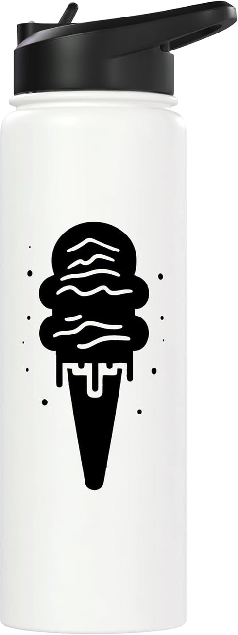 Ice Cream Vendor Shirts and Presents Ice Cream Sorbet Stainless Steel Insulated Water Bottle