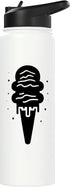Ice Cream Vendor Shirts and Presents Ice Cream Sorbet Stainless Steel Insulated Water Bottle