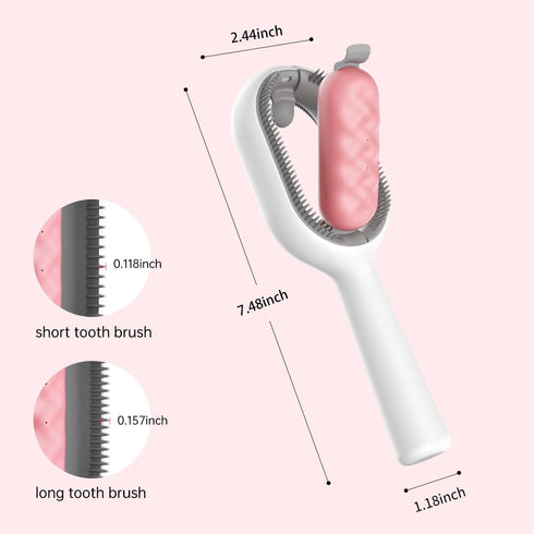 Cat Brush with Water Tank, Pet Hair Removal Comb Slicker Brush for Dogs Cats Grooming Tool