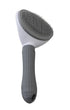 Easy-Clean Slicker Brush for Dogs, Cats & Bunnies, Gentle De-shedding Tool with Self-Cleaning