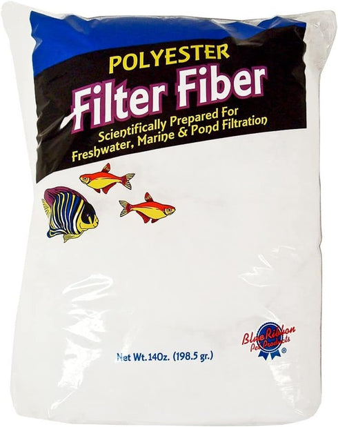 Blue Ribbon Pet Products ABLPLY14 Polyester Floss Bag Filter Media, 14-Ounce